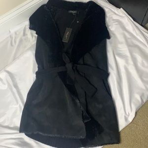 ROMEO & JULIET faux fur vest